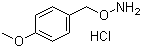 O-(4-Methoxybenzyl)hydroxylamine hydrochloride molecular structure (CAS 876-33-5)