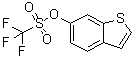 1,1,1-Trifluoromethanesulfonic acid benzo[b]thien-6-yl ester molecular structure (CAS 877264-48-7)