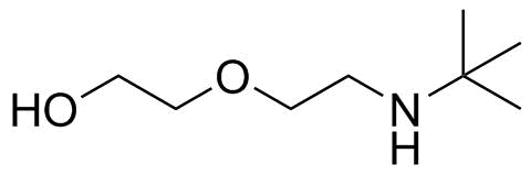 2-(2-tert-Butylaminoethoxy)ethanol molecular structure (CAS 87787-67-5)