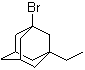 structure of CAS# 878-61-5, 1-Bromo-3-ethyladamantane;1-Ethyl-3-bromoadamantane; 1-Bromo-3-ethyltricyclo[3.3.1.1(3,7)]decane