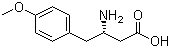 structure of CAS# 878011-67-7, (S)-3-Amino-4-(4-methoxyphenyl)butanoic acid