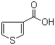 3-噻吩甲酸分子结构 (CAS 88-13-1)