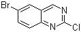 结构式 CAS# 882672-05-1, 6-溴-2-氯喹唑啉