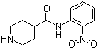 N-(2-Nitrophenyl)piperidine-4-carboxamide molecular structure (CAS 883106-60-3)