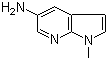 1-Methyl-1H-pyrrolo[2,3-b]pyridin-5-amine molecular structure (CAS 883986-76-3)