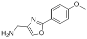 结构式 CAS# 885272-87-7, (2-(4-甲氧基苯基)恶唑-4-基)甲胺