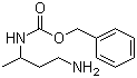 (3-氨基-1-甲基丙基)氨基甲酸苄酯分子结构 (CAS 885277-95-2)
