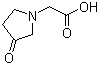 结构式 CAS# 885277-96-3, 3-氧代-1-吡咯烷乙酸