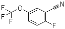 2-Fluoro-5-(trifluoromethoxy)benzonitrile molecular structure (CAS 886498-08-4)