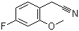 结构式 CAS# 886498-56-2, 4-氟-2-甲氧基苯乙腈