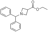 1-Benzhydrylazetidine-3-carboxylic acid ethyl ester molecular structure (CAS 887591-82-4)
