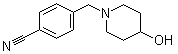 结构式 CAS# 887593-88-6, 4-[(4-羟基-1-哌啶基)甲基]苯腈
