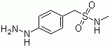 N-Methyl-4-diazanylsulfabenzamide molecular structure (CAS 88933-16-8)
