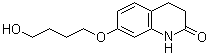 3,4-Dihydro-7-(4-hydroxybutoxy)-2(1H)-quinolinone molecular structure (CAS 889443-20-3)