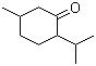 structure of CAS# 89-80-5, Menthone;trans-Menthone; 2-Isopropyl-5-methylcyclohexanone