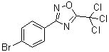 3-(4-Bromophenyl)-5-(trichloromethyl)-1,2,4-oxadiazole molecular structure (CAS 890320-49-7)