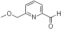 6-(Methoxymethyl)-2-pyridinecarboxaldehyde molecular structure (CAS 890904-66-2)