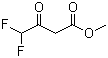 4,4-二氟-3-氧代丁酸甲酯分子结构 (CAS 89129-66-8)