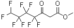 4,4,5,5,6,6,7,7-Octafluoro-3-oxoheptanoic acid methyl ester molecular structure (CAS 89129-69-1)