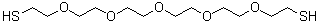 3,6,9,12,15-Pentaoxaheptadecane-1,17-dithiol molecular structure (CAS 89141-22-0)