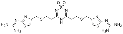 法莫替丁 EP 杂质B分子结构 (CAS 89268-62-2)