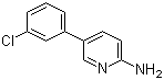 5-(3-Chlorophenyl)-2-pyridinamine molecular structure (CAS 893738-14-2)