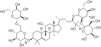 Mogroside IV molecular structure (CAS 89590-95-4)