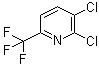 2,3-Dichloro-6-(trifluoromethyl)pyridine molecular structure (CAS 89719-90-4)