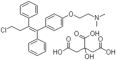 Toremifene citrate molecular structure (CAS 89778-27-8)