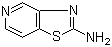 结构式 CAS# 89786-54-9, 噻唑并[4,5-c]吡啶-2-胺