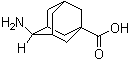 (E)-4-Aminoadamantane-1-carboxylic acid molecular structure (CAS 898265-47-9)