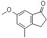 2,3-Dihydro-6-methoxy-4-methyl-1H-inden-1-one molecular structure (CAS 89837-18-3)