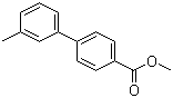 3'-甲基-[1,1'-联苯]-4-甲酸甲酯分子结构 (CAS 89900-94-7)