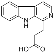 beta-Carboline-1-propanoic acid molecular structure (CAS 89915-39-9)