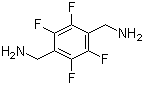 2,3,5,6-Tetrafluoro-1,4-benzenedimethanamine molecular structure (CAS 89992-50-7)
