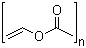 Acetic acid ethenyl ester homopolymer molecular structure (CAS 9003-20-7)