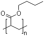 Butyl acrylate resin molecular structure (CAS 9003-49-0)