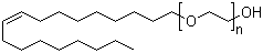 结构式 CAS# 9004-98-2, 油醇聚氧乙烯醚