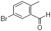 structure of CAS# 90050-59-2, 5-Bromo-2-methylbenzaldehyde
