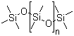 Dimethicone molecular structure (CAS 9006-65-9)