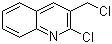 结构式 CAS# 90097-52-2, 2-氯-3-氯甲基喹啉