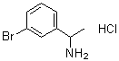 structure of CAS# 90151-46-5, 3-Bromo-alpha-methylbenzenemethanamine hydrochloride