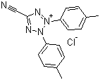 5-Cyano-2,3-bis(4-methylphenyl)tetrazolium chloride molecular structure (CAS 90217-02-0)