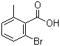 2-Bromo-6-methylbenzoic acid molecular structure (CAS 90259-31-7)