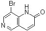 8-Bromo-1,6-naphthyridin-2(1H)-one molecular structure (CAS 902837-41-6)