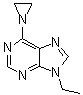 6-(1-Aziridinyl)-9-ethyl-9H-purine molecular structure (CAS 90559-83-4)