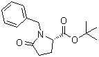 5-氧代-1-苄基-L-脯氨酸叔丁酯分子结构 (CAS 90741-27-8)