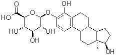 4-Hydroxyestradiol 3-glucuronide molecular structure (CAS 90746-94-4)