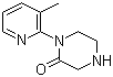 1-(3-Methyl-2-pyridinyl)-2-piperazinone molecular structure (CAS 907972-86-5)