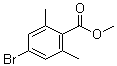 structure of CAS# 90841-46-6, 4-Bromo-2,6-dimethylbenzoic acid methyl ester;3,6-Dibromo-1,2-dichlorobenzene